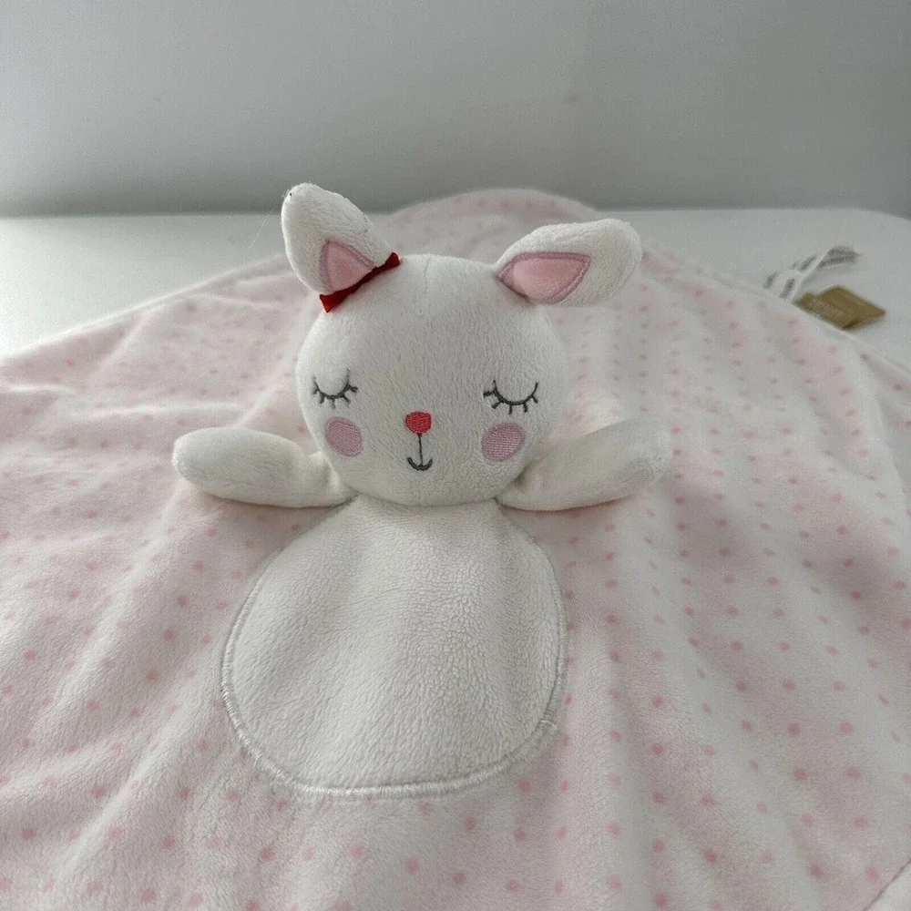 Target Limited Edition Pink‎ Bunny Lovey Security Blanket Baby Girl Gift Easter